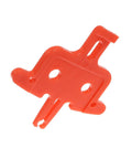 Red spacer from Six Piece Bicycle Brake Pad Spacer Kit For Hydraulic Disc Brakes, Pad Spreader Insert Tool, Quick Maintenance Gear
