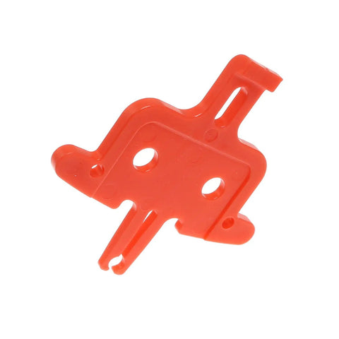 Red spacer from Six Piece Bicycle Brake Pad Spacer Kit For Hydraulic Disc Brakes, Pad Spreader Insert Tool, Quick Maintenance Gear