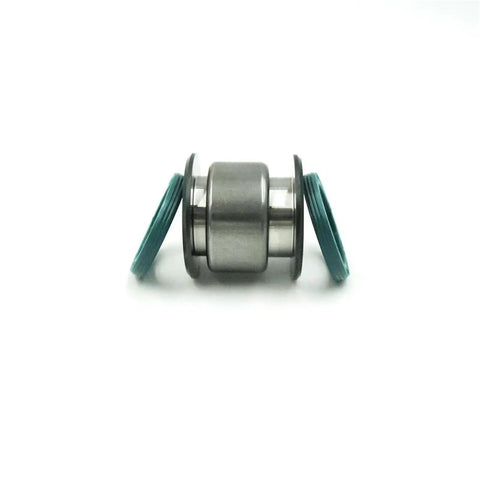 Top Notch Rear Shock Lower Needle Roller Bearing Oil Seal Kit Upgrade Your Ride To Crush Gnarly Trails With Ease On Kx250f Kx450f Klx450r Motorcycles Today Right Now While Keeping Things Clean Dry And Sealed Tight Perfectly. metal bearing kit with green oil seals