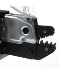 Heavy Duty Automatic Terminal Crimping Machine, Electric Wire Press Tool For Insulated Tubular Terminals close-up of crimping jaws.