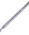 Chrome extendable magnetic pickup tool with telescoping shaft and magnet tip