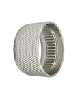 Signode BXT2 19 Tension Wheel Replacement 1821.047.023 Heavy Duty Tensioning Gear For BXT2 Tools Direct Drop In Fit OEM Part Precision Machined Durable Steel Restores Tension And Performance. Silver knurled steel tension wheel replacement part, side view