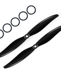 7 Inch GEMFAN 7035 CCW Propellers Set Of 2 For RC Drones and Airplanes built tough lightweight ABS blades and installation rings