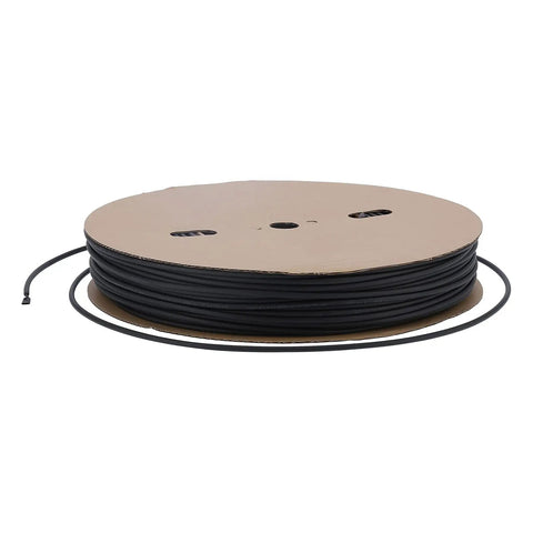 Hot Shrink Sleeve Kit For Home Electronics Wiring Protects Wires From Exposure With High Strength Flame Retardant Polyolefin Tubing That Stays Tough, black roll spool