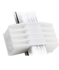 Built Tough Electric Linear Actuator Slide Block Featuring Quiet Motor Operation And Rock Solid Stable Connection For Easy Push Rod Automation Install Projects, close-up of white ABS shell.