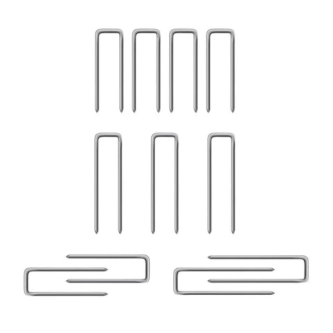 Forty Pieces Zinc Plated Louver Staples For Plantation Shutters Tilt Rods Precision Fit Rust Proof Replacement Hardware quick view of clips