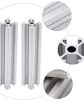 Four Pack Beefy Aluminum T Slot Profile 150mm Rails For DIY CNC, 3D Printer Frames, Workbenches And Industrial Framing Systems, Heavy Duty, Smooth Finish, Durable And Versatile For Quick, Easy Assembly, close-up profile
