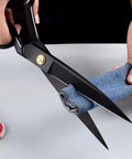 Pro Grade Fabric And Garment Sewing Scissors 10 Inch Heavy Duty Tailor Shears Cuts Like A Boss With Precision, Sharp High Carbon Steel, Durable For Quilting Garments And Home Textiles cutting denim fabric