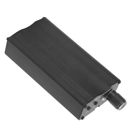 Morse Code Keyer MXK2 Auto Memory Controller for CW transmissions with segmented storage and design, angled view.