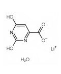Chemical structure of Lithium Orotate 10 Gram Raw Powder With 99 Percent Purity And 100mg Scoop For Cognitive Function Boost.