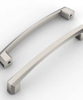 10 Pack Brushed Satin Nickel Cabinet Pulls For 5 Inch Hole Centers Durable Metal Construction Kitchen Cabinet Handles And Drawer Pulls With Easy Install ZH0032