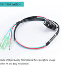 Outboard Tilt Trim Switch Replacement Remote Control For Marine Outboards Compatible With 87-16991A1 87-18286A43 wire
