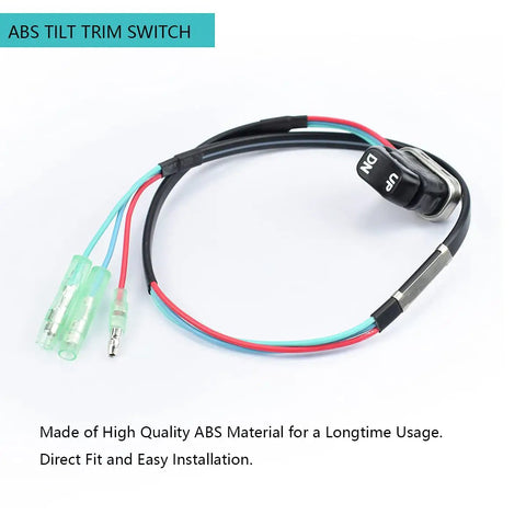 Outboard Tilt Trim Switch Replacement Remote Control For Marine Outboards Compatible With 87-16991A1 87-18286A43 wire