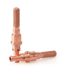Copper electrodes from 10 Pack 9-8210 Plasma Nozzles And 10 Pack 9-8215 Plasma Electrodes For Thermal Dynamics SL60 And SL100