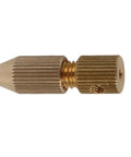 Brass Engraving Tool Collet for CNC Milling and Lathe, Precision 0.2mm to 0.7mm Drill Bit Holder, Pro Grade 25mm by 8mm Shank, High Speed Machining Chuck for Milling Machine and Drill Bits, brass collet with knurled grip