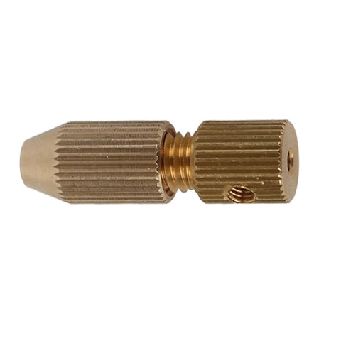 Brass Engraving Tool Collet for CNC Milling and Lathe, Precision 0.2mm to 0.7mm Drill Bit Holder, Pro Grade 25mm by 8mm Shank, High Speed Machining Chuck for Milling Machine and Drill Bits, brass collet with knurled grip