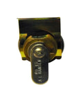 Top Shelf Push Button Lock Cylinder Assembly With Spare Key For Metal Toolboxes And Work Rig Gear Secure Alloy Steel Storage Hardware Quick Swap Shop Essential close-up view of lock cylinder with push button mechanism.