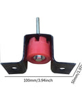 Vibration Isolator Hanger For Studio Equipment Wall Mount Bracket With Damping Mount Easy Install Stable Suspended Mount System Cuts Noise Transmission And Keeps Your Gear Quiet And Secure, 100mm x 50mm
