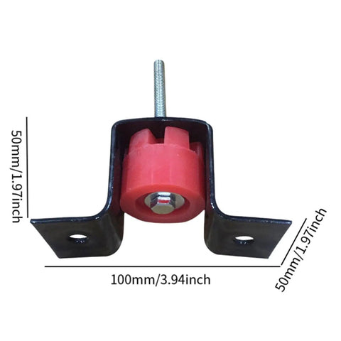 Vibration Isolator Hanger For Studio Equipment Wall Mount Bracket With Damping Mount Easy Install Stable Suspended Mount System Cuts Noise Transmission And Keeps Your Gear Quiet And Secure, 100mm x 50mm