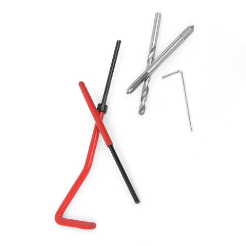 Tools from Thread Repair Insert Kit M4 25 Pcs Set In Plastic Box For Damaged Threads In Steel Iron Aluminum And Other Metal Machinery
