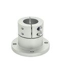 Round Square Compact Flanged Mount Type Cast With Slit Shaft Supports Linear Motion Automation Components Aluminum Construction Size 8 10 12