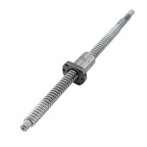 3000Mm Ballscrew Kit With 25Mm Ball Screws And 4020 Set Screw For 2010 1605 1610 2005 2505 3210 4005 4010 5010 Machines Color 5005 Beefed Up For CNC Routers 3D Printers And Milling Projects, image of single ballscrew