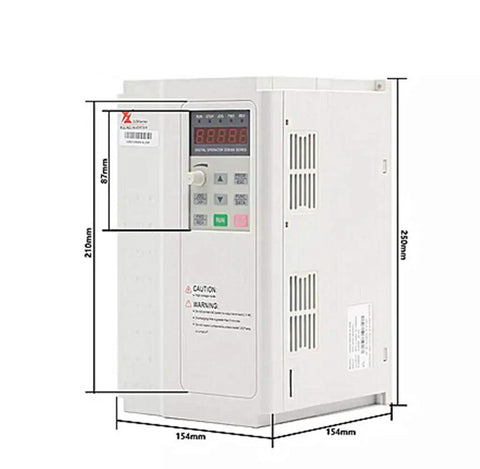 Inverter VFD Kit from ATC Spindle With Automatic Tool Change, Air Cooled Beefed Up 4.5KW BT30 CNC Router Spindle Motor, 220V, 24000 RPM