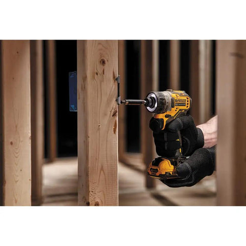 Xtreme 12V Cordless Screwdriver With Brushless Motor, One Quarter Inch Quick Release Hex used on construction site wood frame