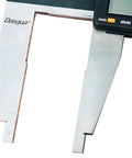 Heavy Duty Digital Caliper Delivers Zero To 1500 Millimeter And Zero To Sixty Inch Range With Tough Stainless Steel Body jaw detail at 20mm