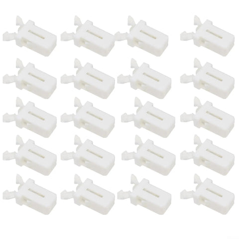 Pack of 10 white Plastic Trash Can Lock Self Locking Switch Catch Replacement For Touch Lid Bin Latch Clip Durable Repair Kit