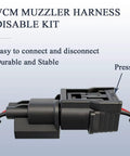 VCM Muzzler Disable Kit connector highlighting durability and ease of use for Plug N Play Vcm Bypass Harness And Muzzler Disable Kit For 3.5L V6 Engine.
