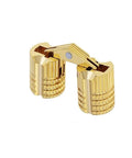 Invisible Barrel Hinges Set 2 To 6 Pieces Brass Cabinet Hardware Fitting For Furniture Doors And Boxes Concealed Mounting