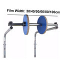 Zero Fuss Wall Mount Bubble Wrap Dispenser With Heavy Duty Foam Roll Packer Runs Super Slick For Active Packing Stations Includes Full Hardware Kit Fits One Meter Wide Films for efficient packing.