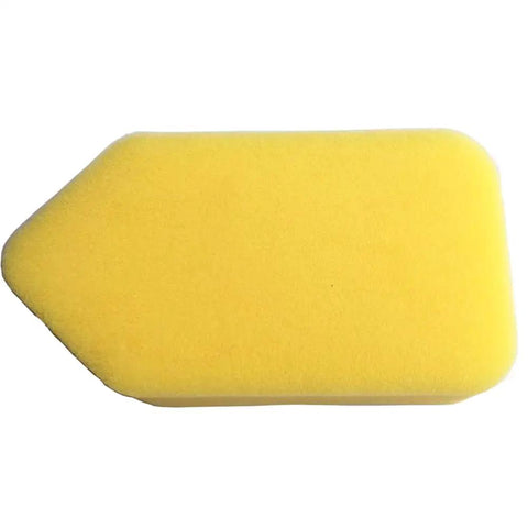 Close-up of yellow air filter from the Air Filter Tune Up Kit With Primer Bulb Diaphragm And Gasket For BS 550 400 450 500 Series Small Engines