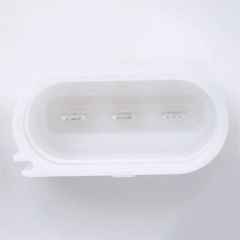 Straight Up Fg2186 Fuel Pump Module Assembly Plug And Play Oem Rebuild connector view with metal contacts on a white base.