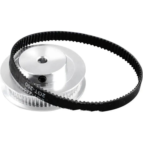 GT2 Closed Loop Timing Belt 2GT 6mm Wide Synchronous Belt with pulleys for 3D printers and CNC machines power transmission