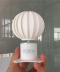 Ultra Tiny Wind Turbine Generator For Kid Friendly Classroom STEM Projects With LED Indicator Hands On Wind Power Demo Mini DIY Model For Science Class Durable Plastic Build, white plastic model