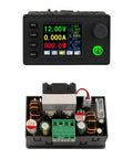 Buck Boost DC Adjustable Voltage Regulator Power Supply Module With 1.8 Inch LCD Display And Built In Buzzer Alerts Anti Reverse Connection