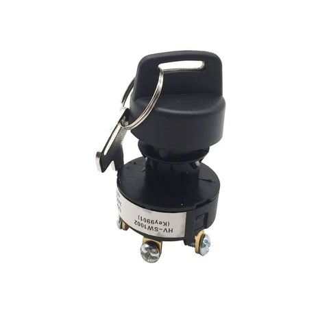 Straight Up Drop In Key Ignition Switch Painted Black For Heavy Fleet Maintenance Smooth Throw And Kickass Longevity Factory Spec Reliability Direct Replacement For Aerial Platforms
