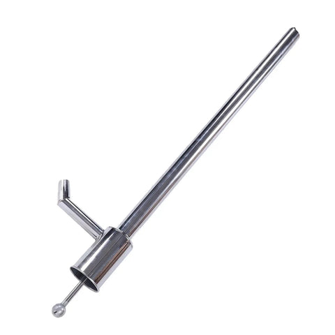Hamwesh Stainless Steel Hand Drum Pump With High Flowrate For Water Alcohol Kerosene And Solvent Transfer To 180L 300L Drums Rustproof Manual Pumper Lightweight Heavy Duty Design Perfect For Farm Workshop Use Quick Efficient Liquids Moving Jobs Without