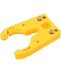 Top Tier Iso30 Tool Holder Clamp For Cnc Engraving Machine, yellow ABS body, secure tool grip, industrial precision use.