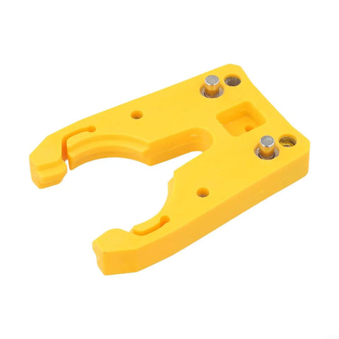 Top Tier Iso30 Tool Holder Clamp For Cnc Engraving Machine, yellow ABS body, secure tool grip, industrial precision use.