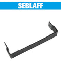 Metal bracket part for Universal Golf Cart Rear Seat Bag Rack Kit With Foldable Design For Club Car, black finish.