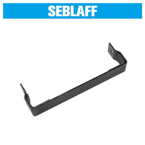 Metal bracket part for Universal Golf Cart Rear Seat Bag Rack Kit With Foldable Design For Club Car, black finish.
