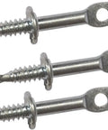 Eye Lag Screws For Metal Joists For Suspended Drop Ceiling Installations Self Tapping Drill Point Two Inch By Quarter Inch Shank