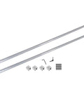 Industrial Linear Bearing Kit Two Pack 2200mm SBR20 Guide Rails With Four SBR20UU Carriages For 20mm Shaft Rods Fast, Smooth CNC Motion Upgrade