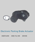 Heavy Duty Electronic Parking Brake Actuator Replacement Fits Acura Tlx 2.4l And Nsx 3.5l Zero Hassle Plug And Play Direct Swap Oe Quality 32351350 HDBM001 showing its black cylindrical body and metal screws.