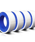 VOTMELL PTFE plumber's tape rolls, white with blue cores, 1/2 in x 520 in each, set of 4