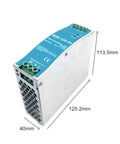 120W 24V DIN Rail Switching Power Supply For CCTV And LED Lighting SMPS Pro Grade High Efficiency Industrial Power Unit