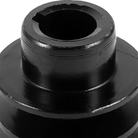 Heavy Duty Double Groove V Belt Pulley For Gas Engine With 20mm Shaft Compatible With Water Pumps And Workshop Tools close-up view of machined hub.
